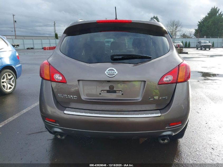2009 Nissan Murano Le VIN: JN8AZ18W49W113926 Lot: 43926046