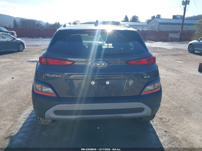 2023 Hyundai Kona Sel VIN: KM8K6CAB4PU040735 Lot: 43926049