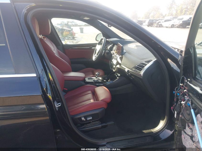 2022 BMW X3 xDrive30I VIN: 5UX53DP04N9K79772 Lot: 43926055