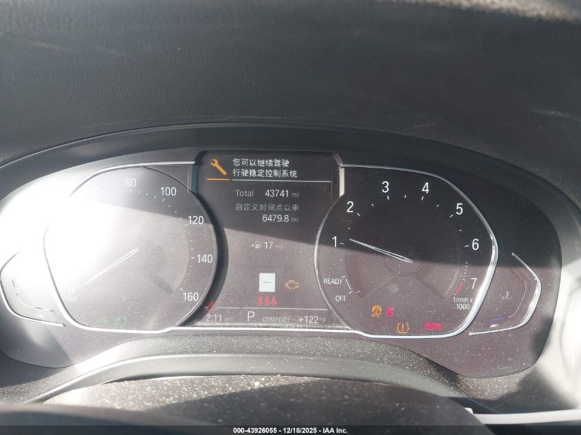 2022 BMW X3 xDrive30I VIN: 5UX53DP04N9K79772 Lot: 43926055