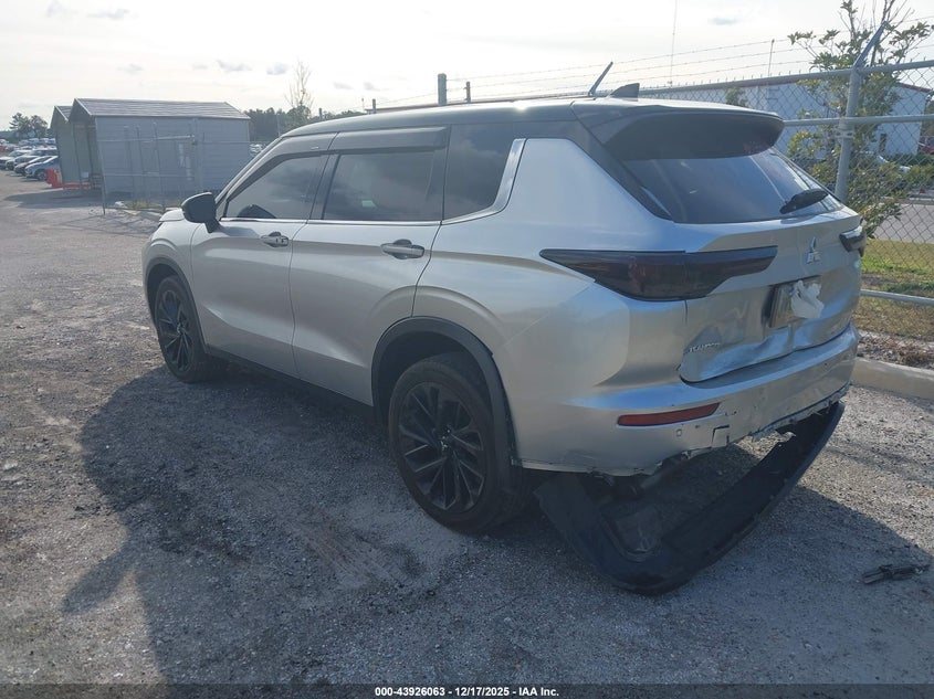 Vin: ja4j3ua83nz077739, lot: 44421690, mitsubishi outlander black edition 2wd/se 2.5 2wd/se launch edition 2wd 20223