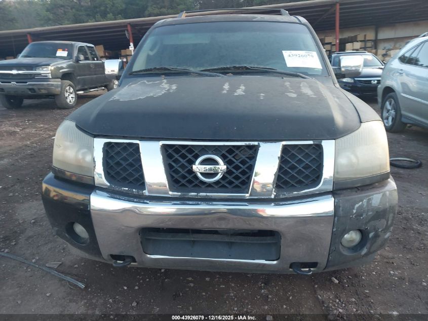 2004 Nissan Pathfinder Armada Le VIN: 5N1AA08B64N711729 Lot: 43926079