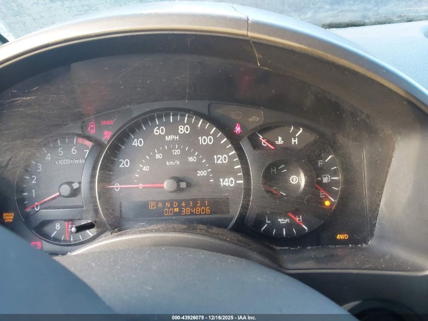 2004 Nissan Pathfinder Armada Le VIN: 5N1AA08B64N711729 Lot: 43926079