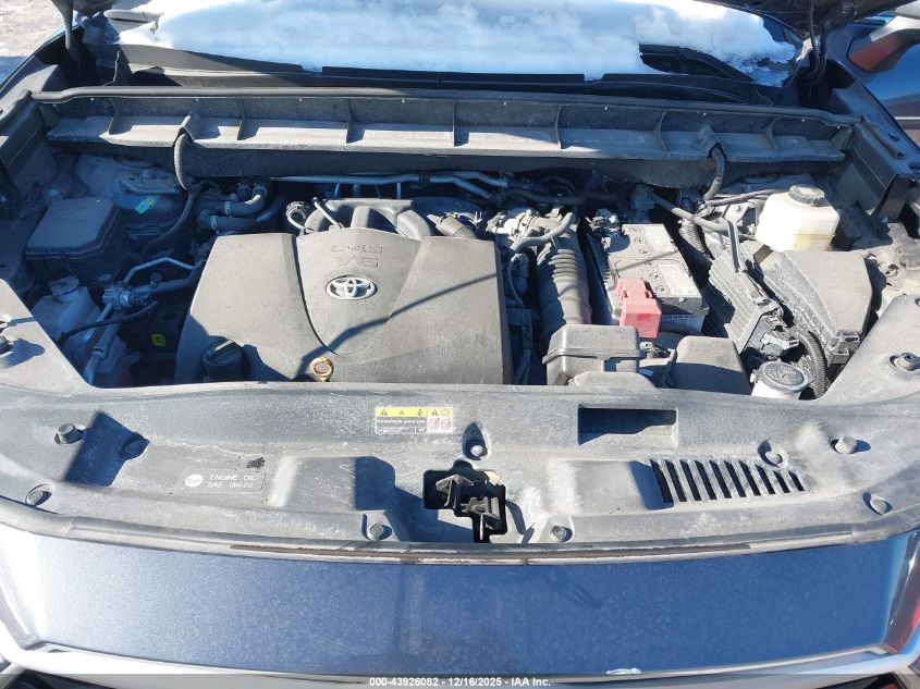 2022 Toyota Highlander Xle VIN: 5TDGZRBH9NS589162 Lot: 43926082