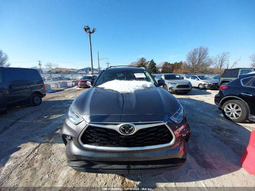 2022 Toyota Highlander Xle VIN: 5TDGZRBH9NS589162 Lot: 43926082
