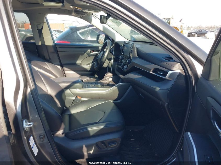 2022 Toyota Highlander Xle VIN: 5TDGZRBH9NS589162 Lot: 43926082