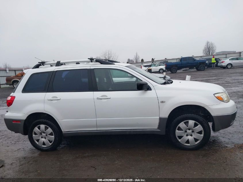 2006 Mitsubishi Outlander Ls VIN: JA4LZ31F16U048061 Lot: 43926090