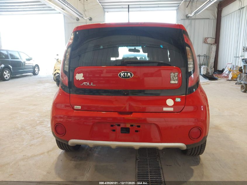 2018 Kia Soul + VIN: KNDJP3A5XJ7543943 Lot: 43926101