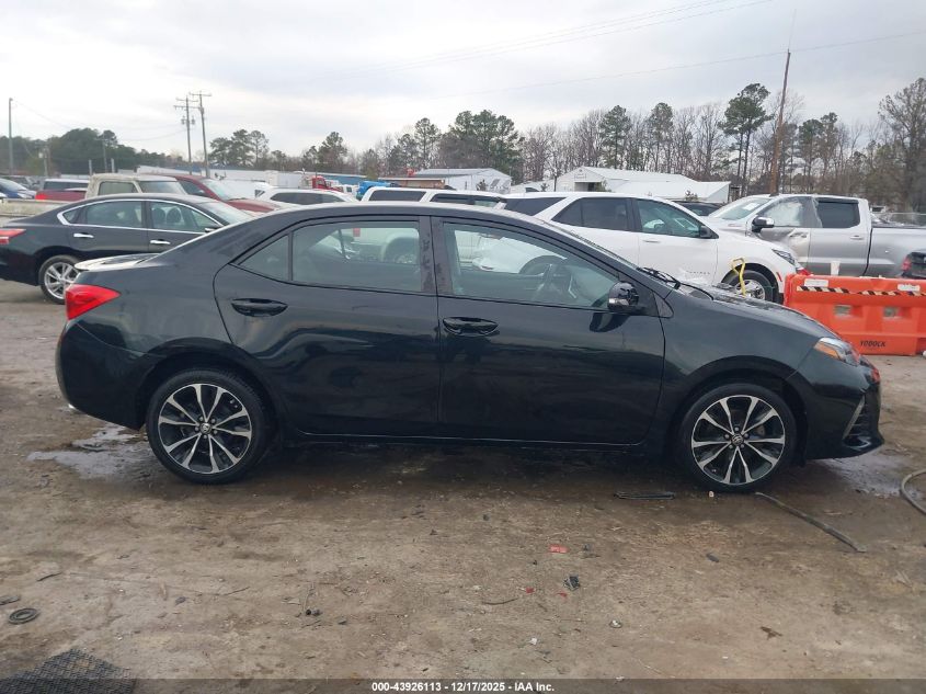 2017 Toyota Corolla Se VIN: 2T1BURHEXHC955245 Lot: 43926113