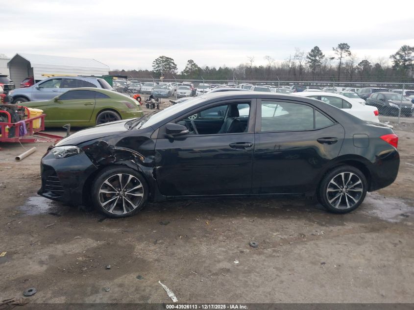 2017 Toyota Corolla Se VIN: 2T1BURHEXHC955245 Lot: 43926113