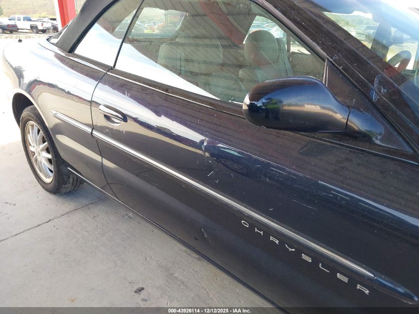 2001 Chrysler Sebring Lxi VIN: 1C3EL55U81N611814 Lot: 43926114