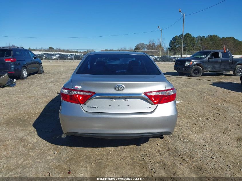 2016 Toyota Camry Le VIN: 4T4BF1FK4GR547623 Lot: 43926127