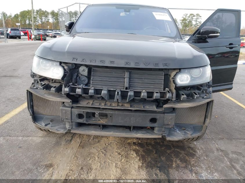 2016 Land Rover Range Rover Sport 3.0L V6 Supercharged Hse VIN: SALWS2PF3GA116235 Lot: 43926153