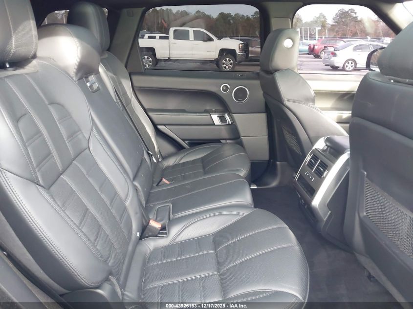 2016 Land Rover Range Rover Sport 3.0L V6 Supercharged Hse VIN: SALWS2PF3GA116235 Lot: 43926153