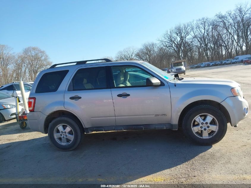 2008 Ford Escape Xlt VIN: 1FMCU03Z48KB10962 Lot: 43926160