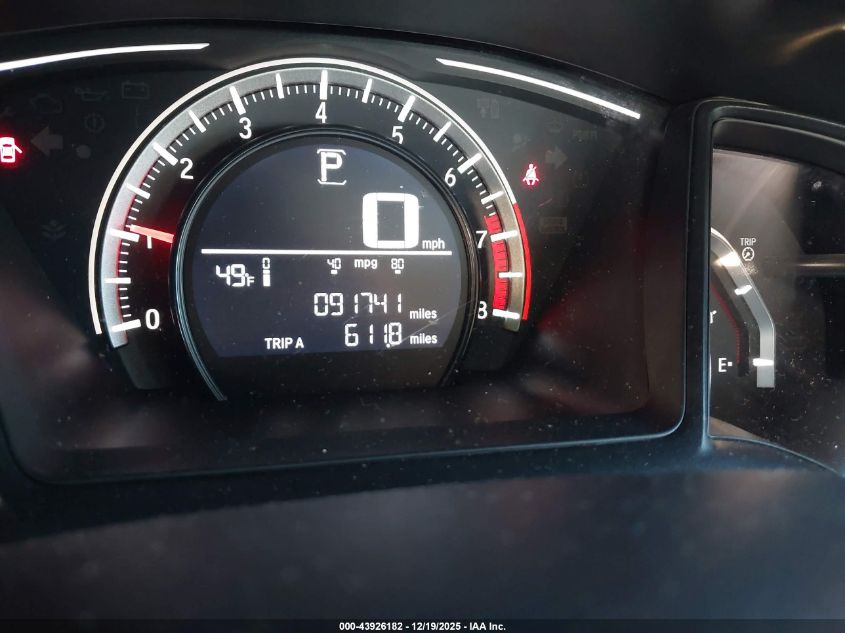 2018 Honda Civic Lx VIN: 19XFC2F59JE025276 Lot: 43926182