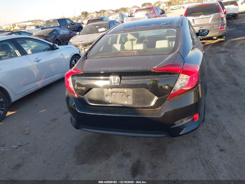 2018 Honda Civic Lx VIN: 19XFC2F59JE025276 Lot: 43926182