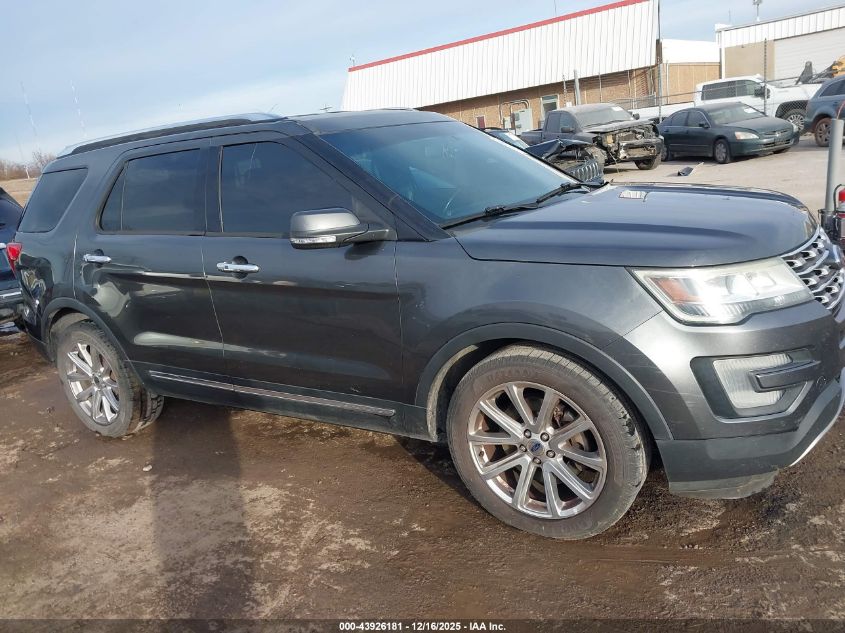 2016 Ford Explorer Limited VIN: 1FM5K8F83GGC27546 Lot: 43926181