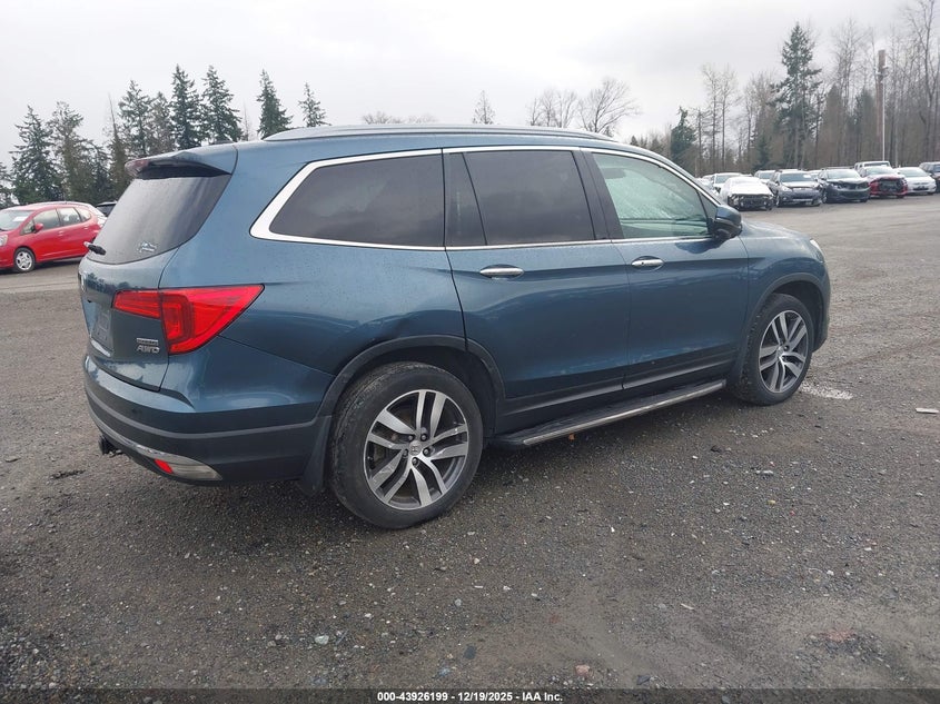 Vin: 5fnyf6h98hb044557, lot: 44421826, honda pilot touring 20174