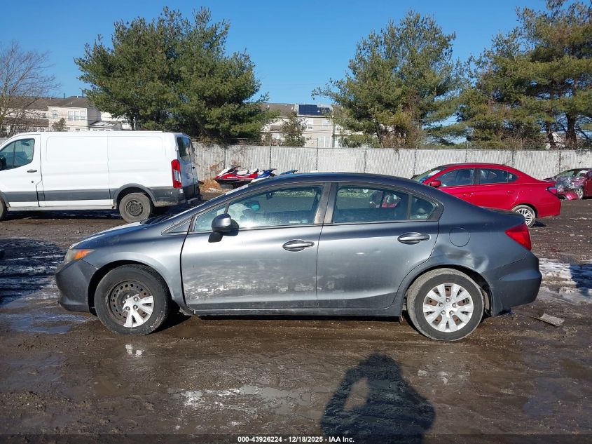 2012 Honda Civic Lx VIN: 2HGFB2F56CH304096 Lot: 43926224