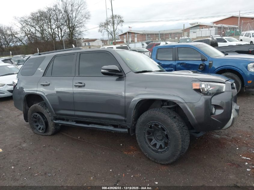 2019 Toyota 4Runner Trd Off Road Premium VIN: JTEBU5JR3K5649834 Lot: 43926233
