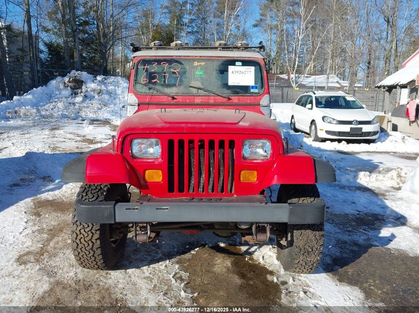 1989 Jeep Wrangler / Yj VIN: 2J4FY19E8KJ163892 Lot: 43926277