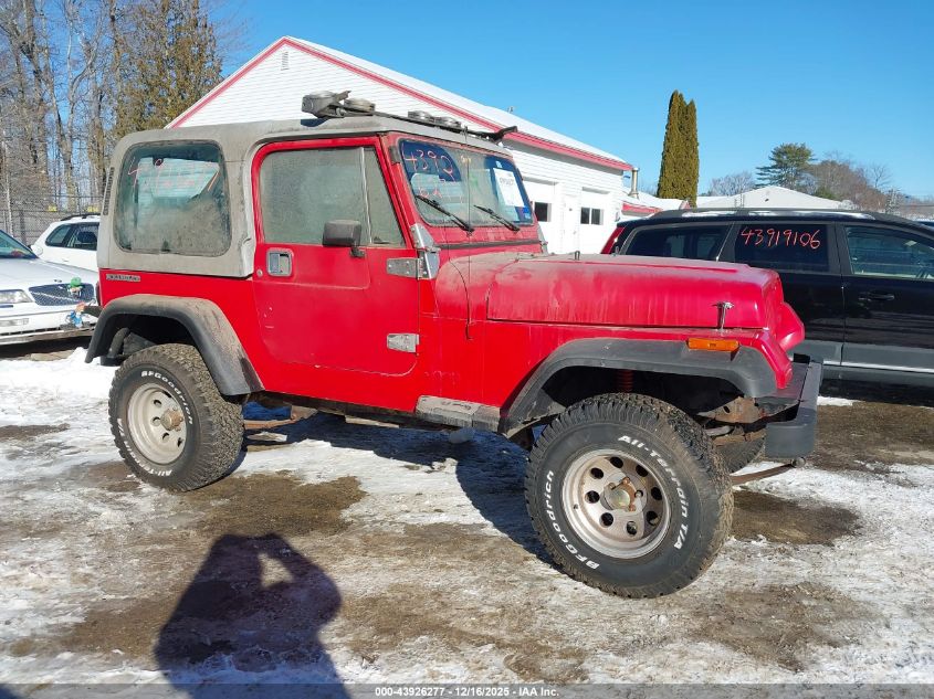 1989 Jeep Wrangler / Yj VIN: 2J4FY19E8KJ163892 Lot: 43926277