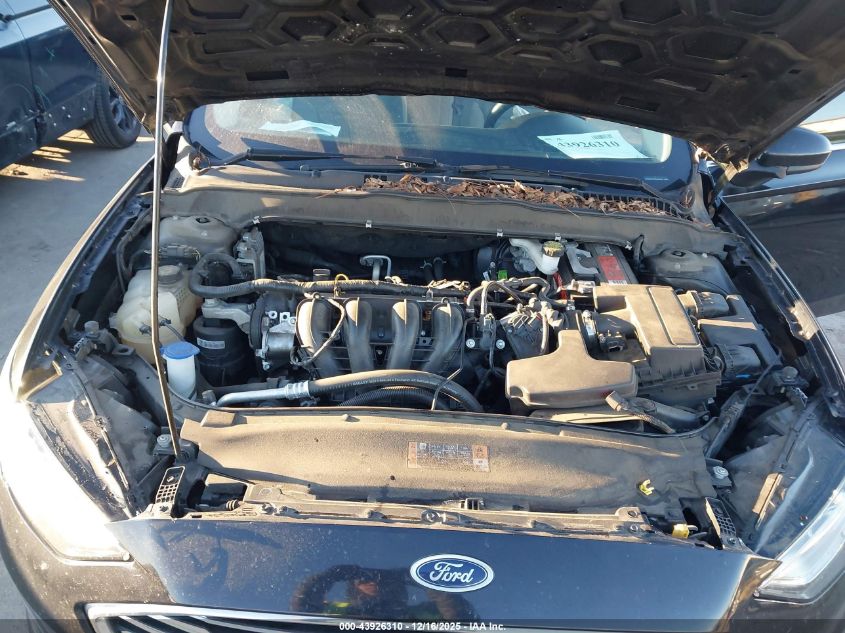 2019 Ford Fusion S VIN: 3FA6P0G71KR160258 Lot: 43926310