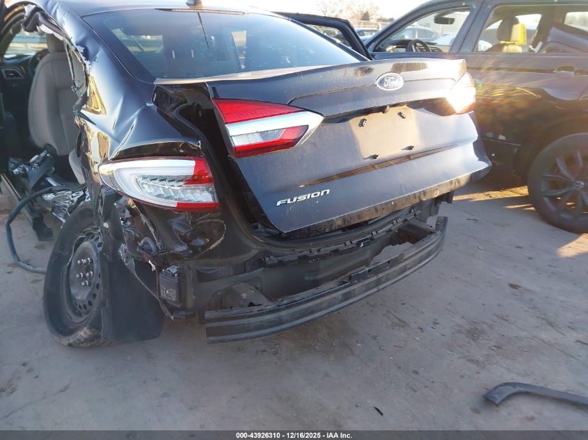 2019 Ford Fusion S VIN: 3FA6P0G71KR160258 Lot: 43926310