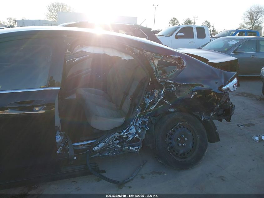 2019 Ford Fusion S VIN: 3FA6P0G71KR160258 Lot: 43926310