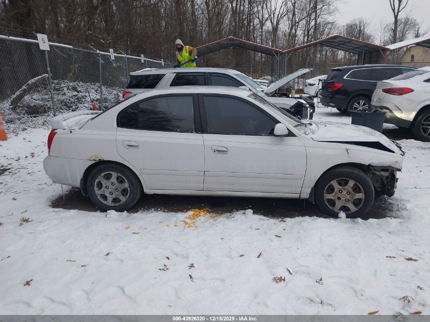 2002 Hyundai Elantra Gls VIN: KMHDN45DX2U454348 Lot: 43926320
