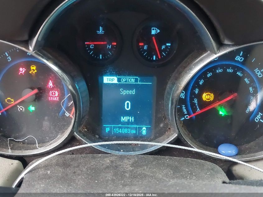 2014 Chevrolet Cruze 2Lt Auto VIN: 1G1PE5SB1E7372255 Lot: 43926322