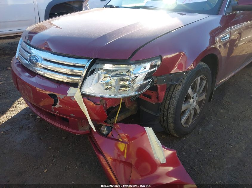 2008 Ford Taurus Sel VIN: 1FAHP24WX8G145662 Lot: 43926329