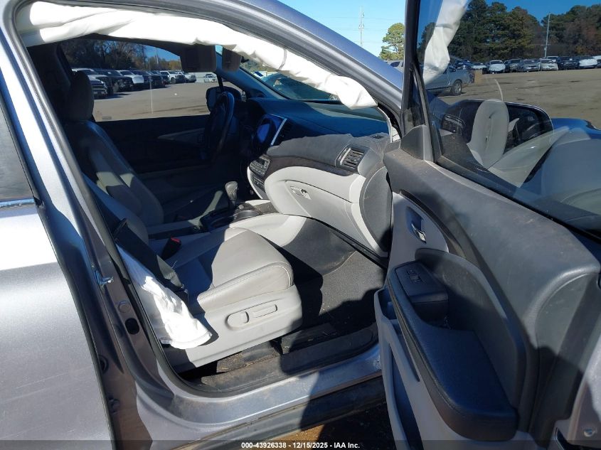 2017 Honda Pilot Ex-L VIN: 5FNYF5H82HB045611 Lot: 43926338