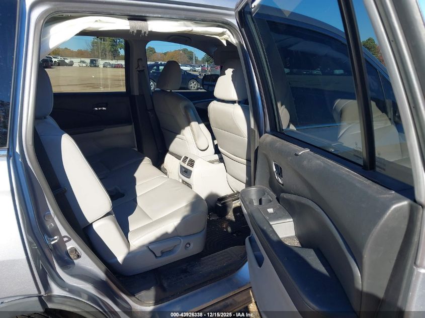 2017 Honda Pilot Ex-L VIN: 5FNYF5H82HB045611 Lot: 43926338