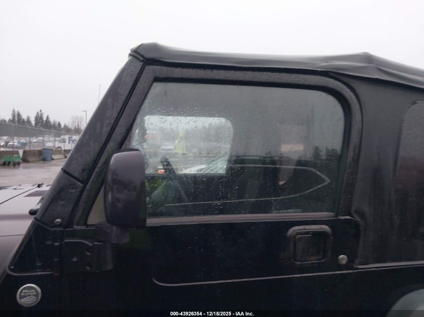 2006 Jeep Wrangler Se VIN: 1J4FA29196P763692 Lot: 43926354