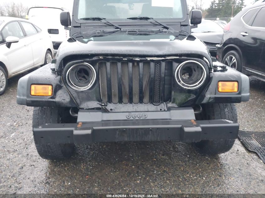 2006 Jeep Wrangler Se VIN: 1J4FA29196P763692 Lot: 43926354