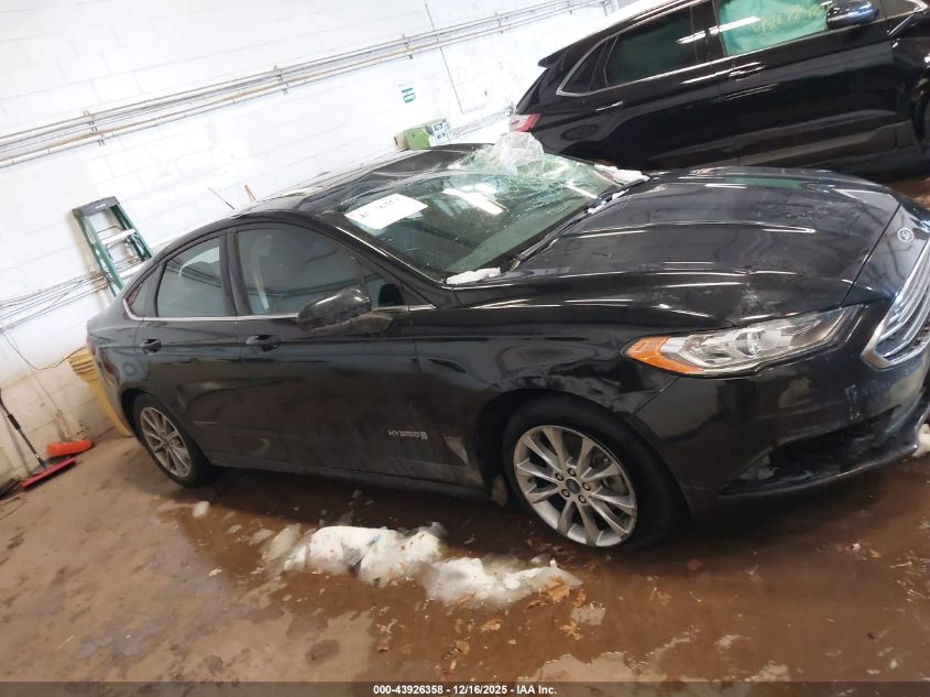 2017 Ford Fusion Hybrid Se VIN: 3FA6P0LU1HR356608 Lot: 43926358