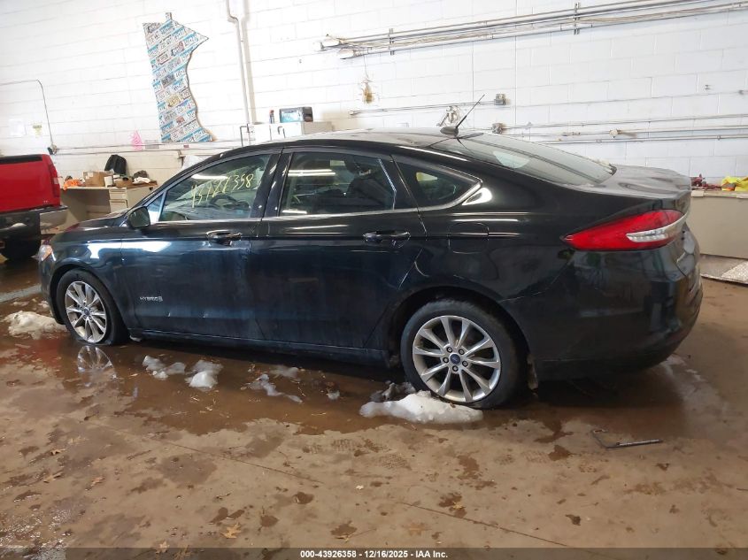 2017 Ford Fusion Hybrid Se VIN: 3FA6P0LU1HR356608 Lot: 43926358