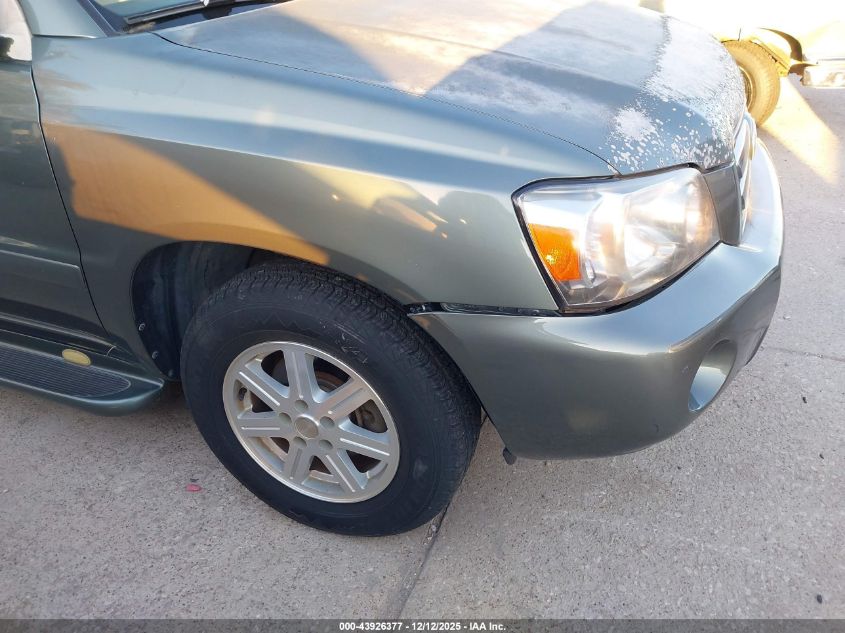 2006 Toyota Highlander V6 VIN: JTEDP21A160095012 Lot: 43926377