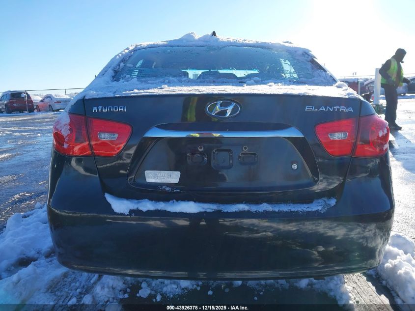 2010 Hyundai Elantra Gls VIN: KMHDU4AD7AU144889 Lot: 43926378