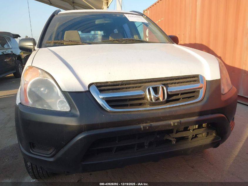 2002 Honda Cr-V Lx VIN: JHLRD68482C009121 Lot: 43926392