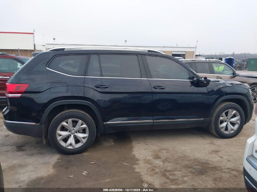 2018 Volkswagen Atlas 3.6L V6 Sel VIN: 1V2MR2CA2JC536017 Lot: 43926394
