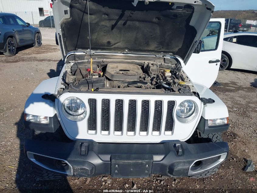 2020 Jeep Wrangler Unlimited Sahara 4X4 VIN: 1C4HJXEN1LW147765 Lot: 43926442