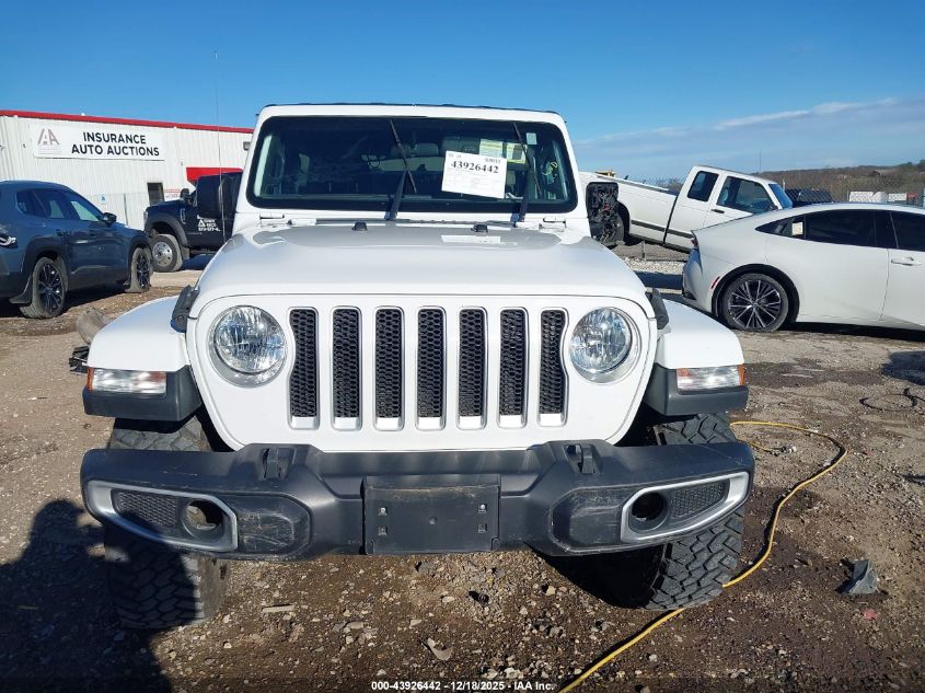 2020 Jeep Wrangler Unlimited Sahara 4X4 VIN: 1C4HJXEN1LW147765 Lot: 43926442