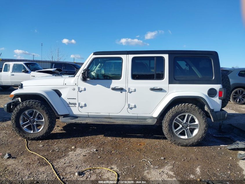 2020 Jeep Wrangler Unlimited Sahara 4X4 VIN: 1C4HJXEN1LW147765 Lot: 43926442