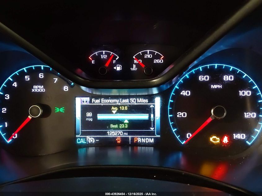 2016 Chevrolet Colorado Z71 VIN: 1GCGTDE38G1290945 Lot: 43926454