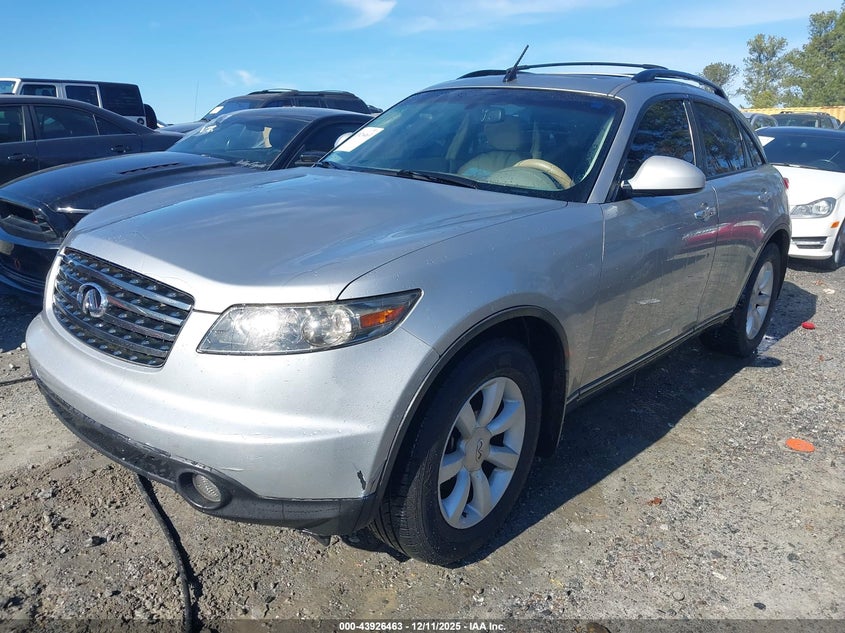 JNRAS08W74X218117 2004 INFINITI FX photo no. 2