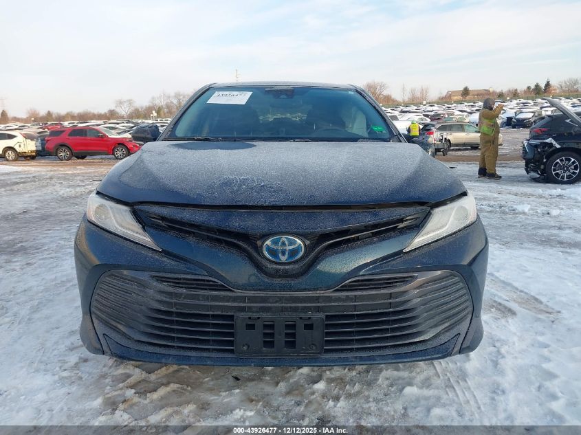 2019 Toyota Camry Hybrid Xle VIN: 4T1B21HK4KU521230 Lot: 43926477