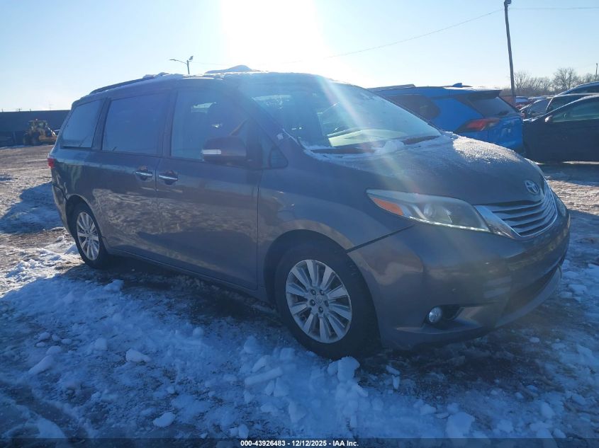 TOYOTA SIENNA LIMITED PREMIUM 7 PASSENGER
